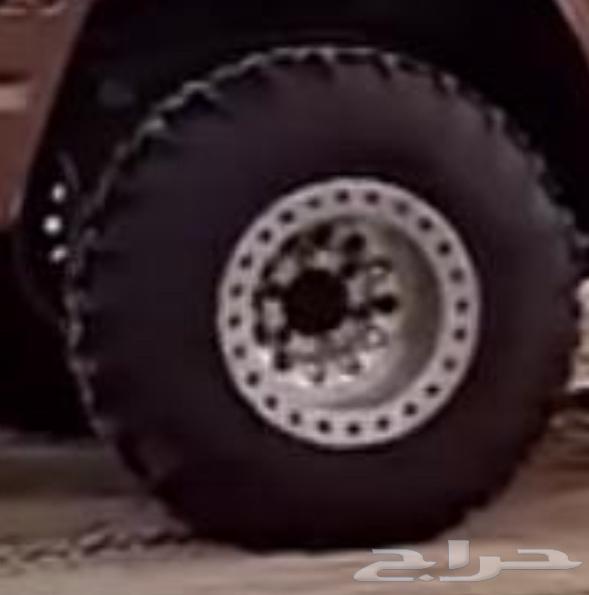 للبيع جنطين مقاس 15 عرض 12 انش بدلوك مع كفرات ساند 32 جديدة64376974388226111