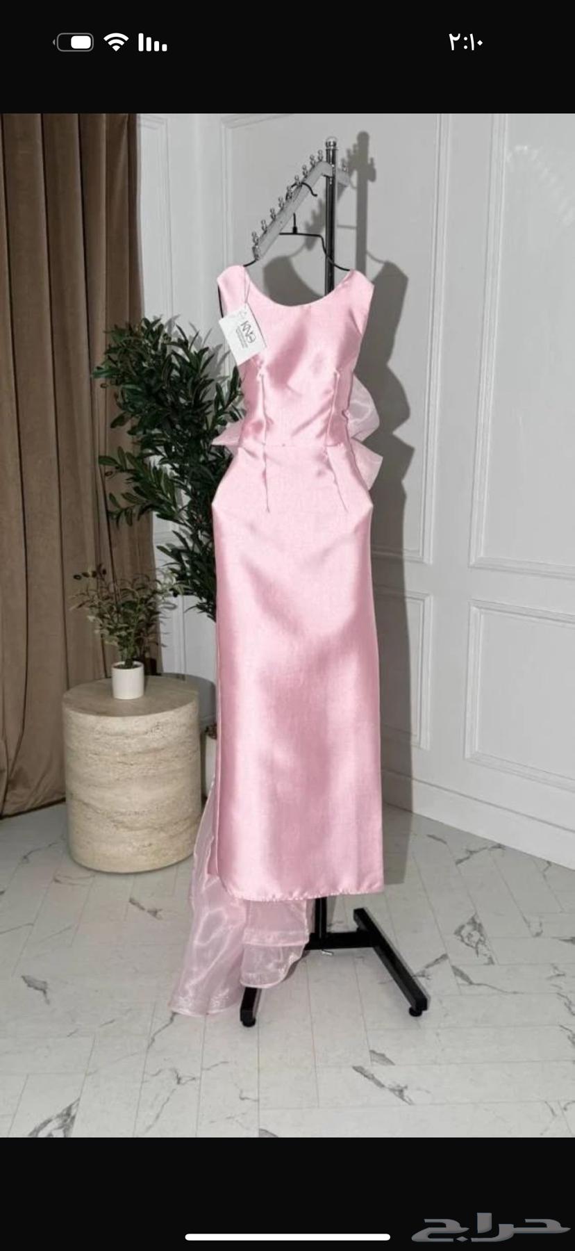 فستان وردي لامع64171749793155111