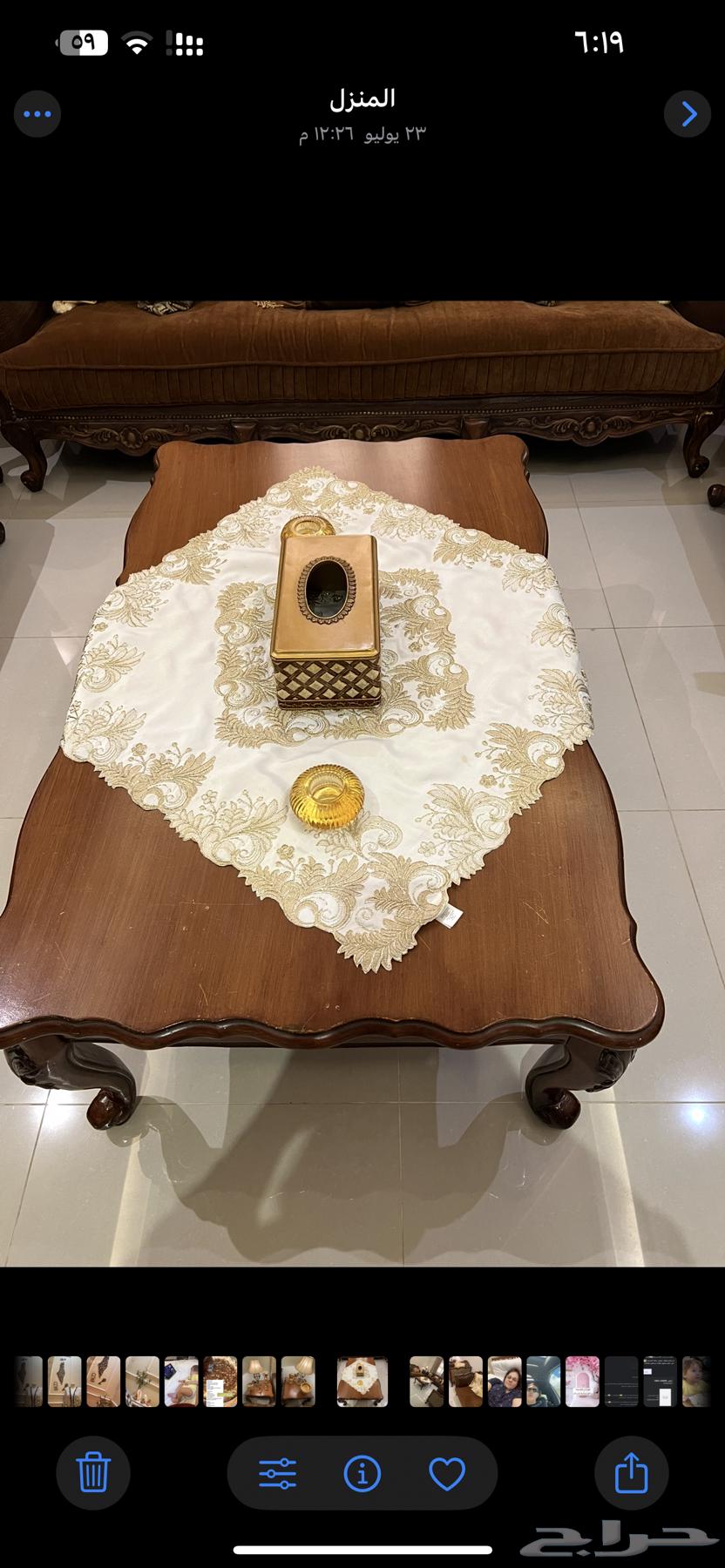 طاولات للبيع واحده كبيره واثنين جانبيات64165698067841110