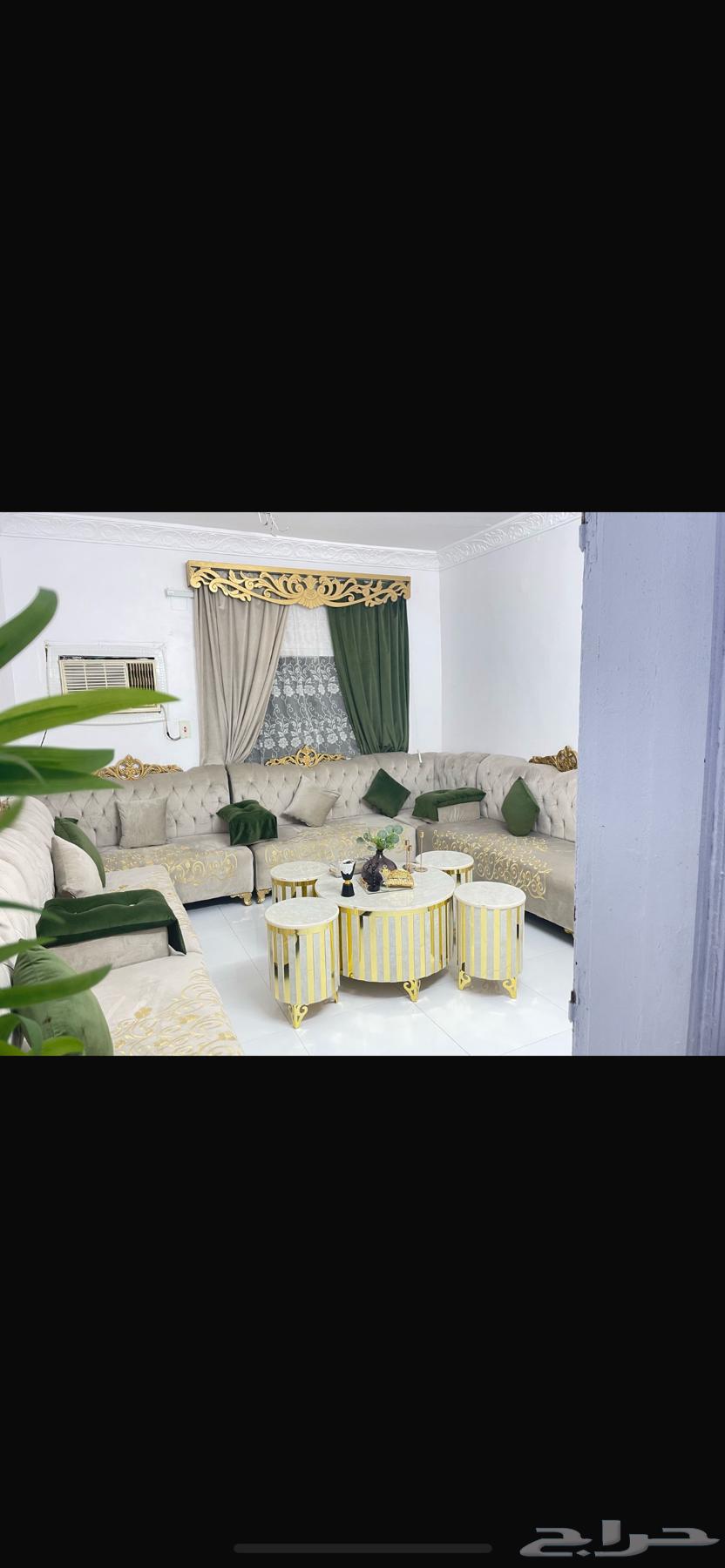 كنب شبه جديد خالي من العيوب 1500 بدون الطاولات64150489677314110