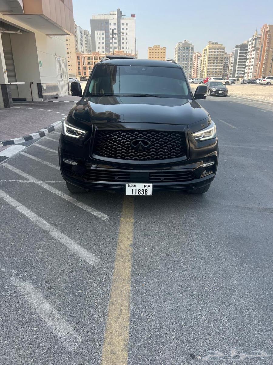انفينتي OX80 فل كامل لوحة اماراتية بالامارات64382707651331110