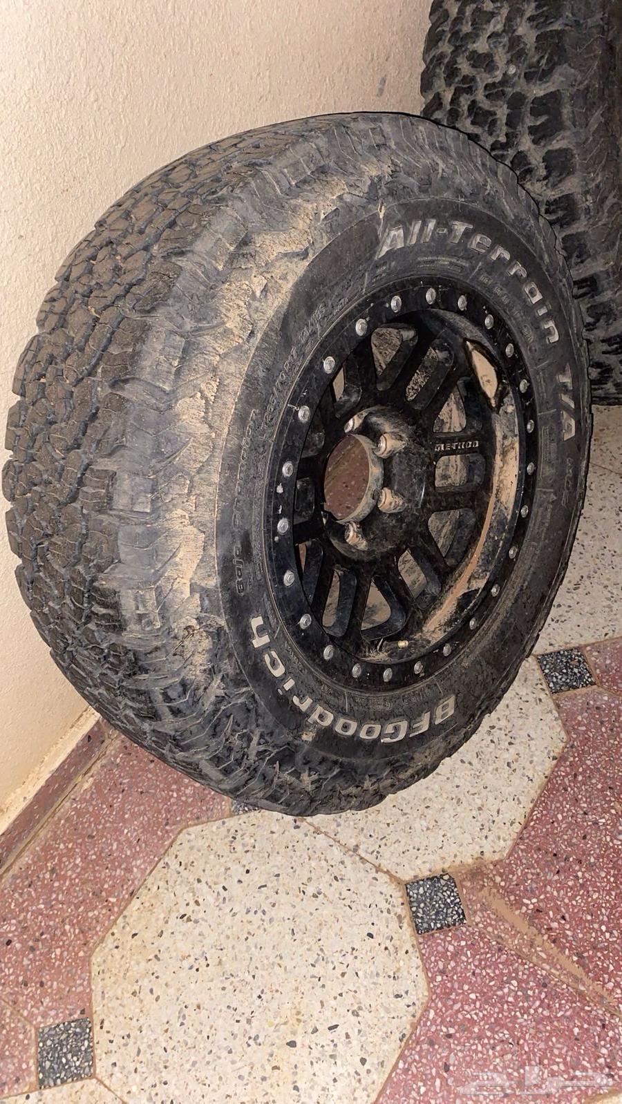 اربع جنوط ميثود نظاف مع 3 كفرات بفقدرتش الحد150064395102344449112