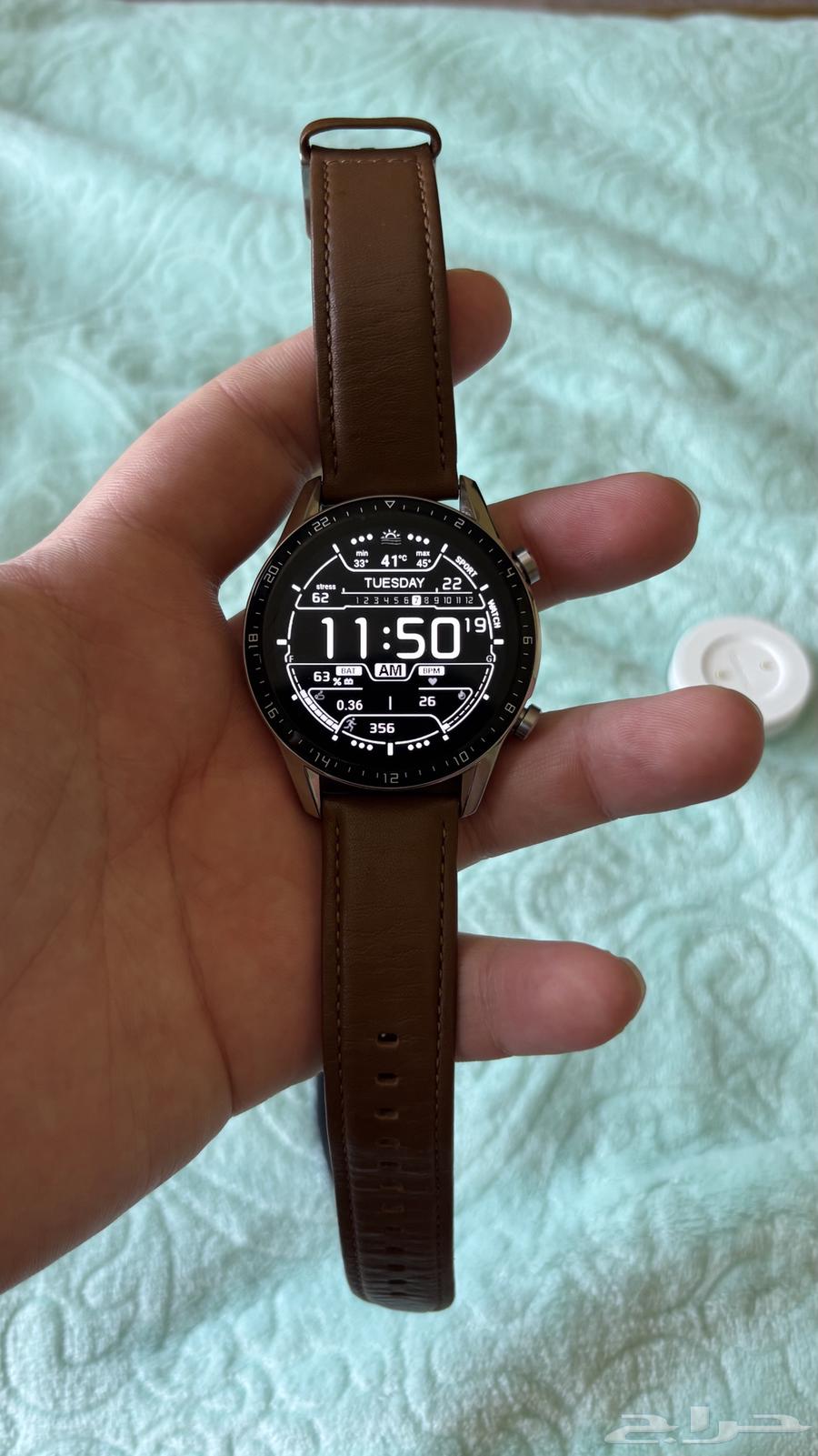 هواوي GT 2 حالة ممتازة يشمل الشاحن 46mm64175873612802111