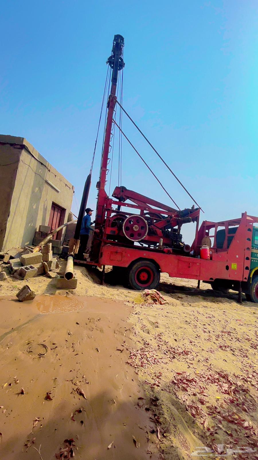 حفار ابار تنظيف وصيانة الابار القديمه تعميق تنزيل مواسير64386360624129110