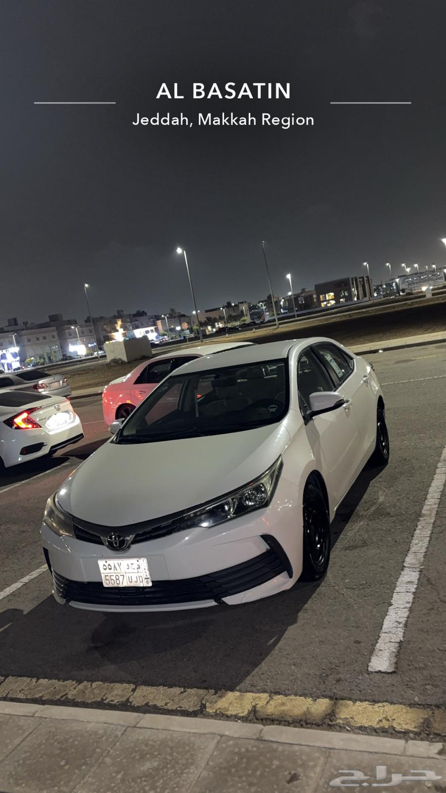 تويوتا كورولا 2018 ابيض64391729011714113