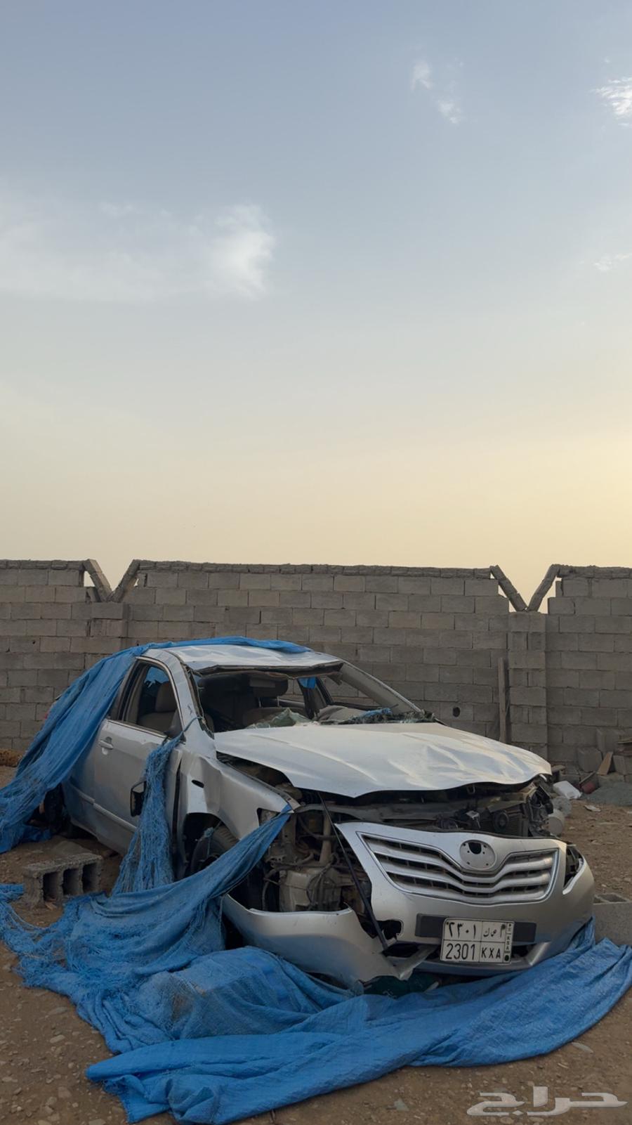 كامري 2009 للبيع قطع مقلوبه64387327408258111