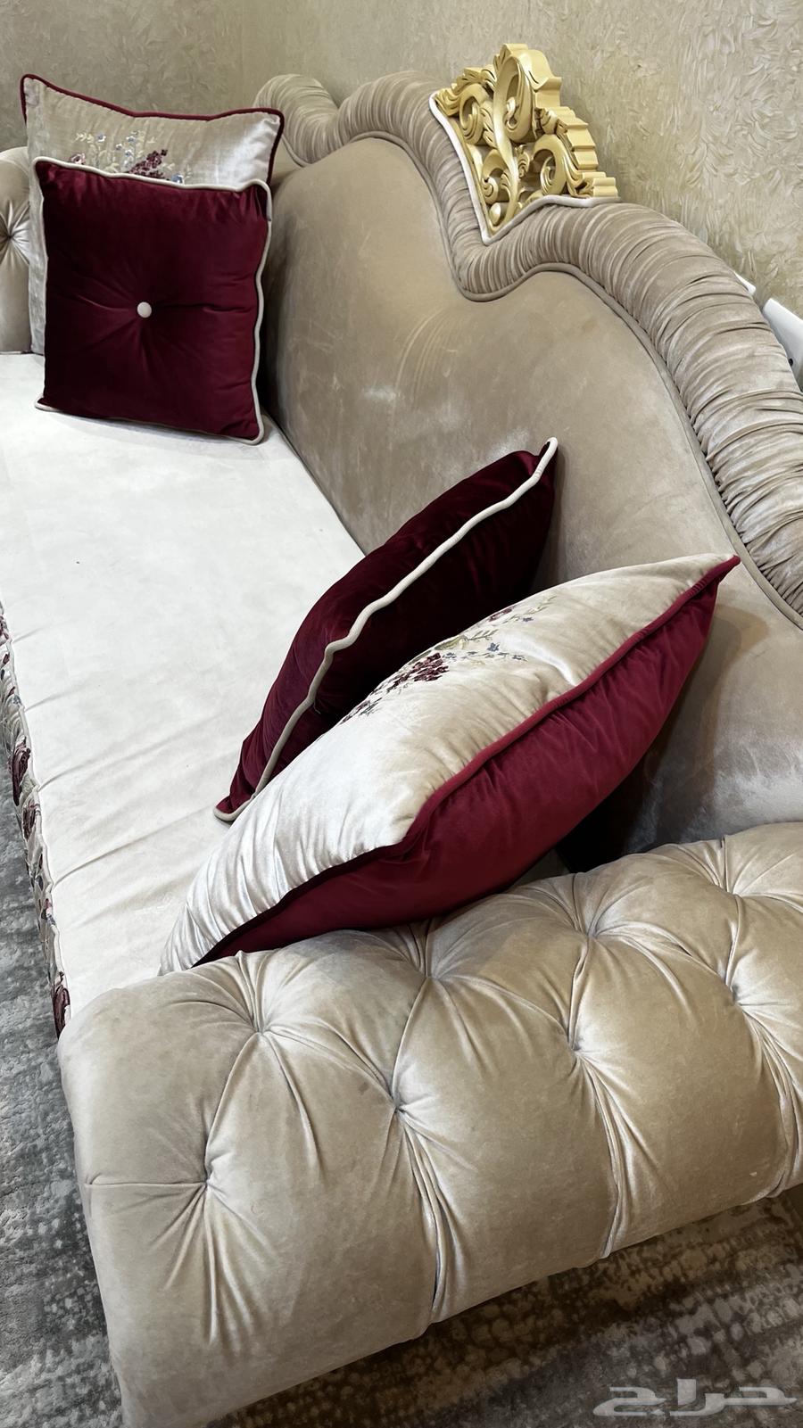 Turkish sofa and 3 tables, used very little64202026226563113