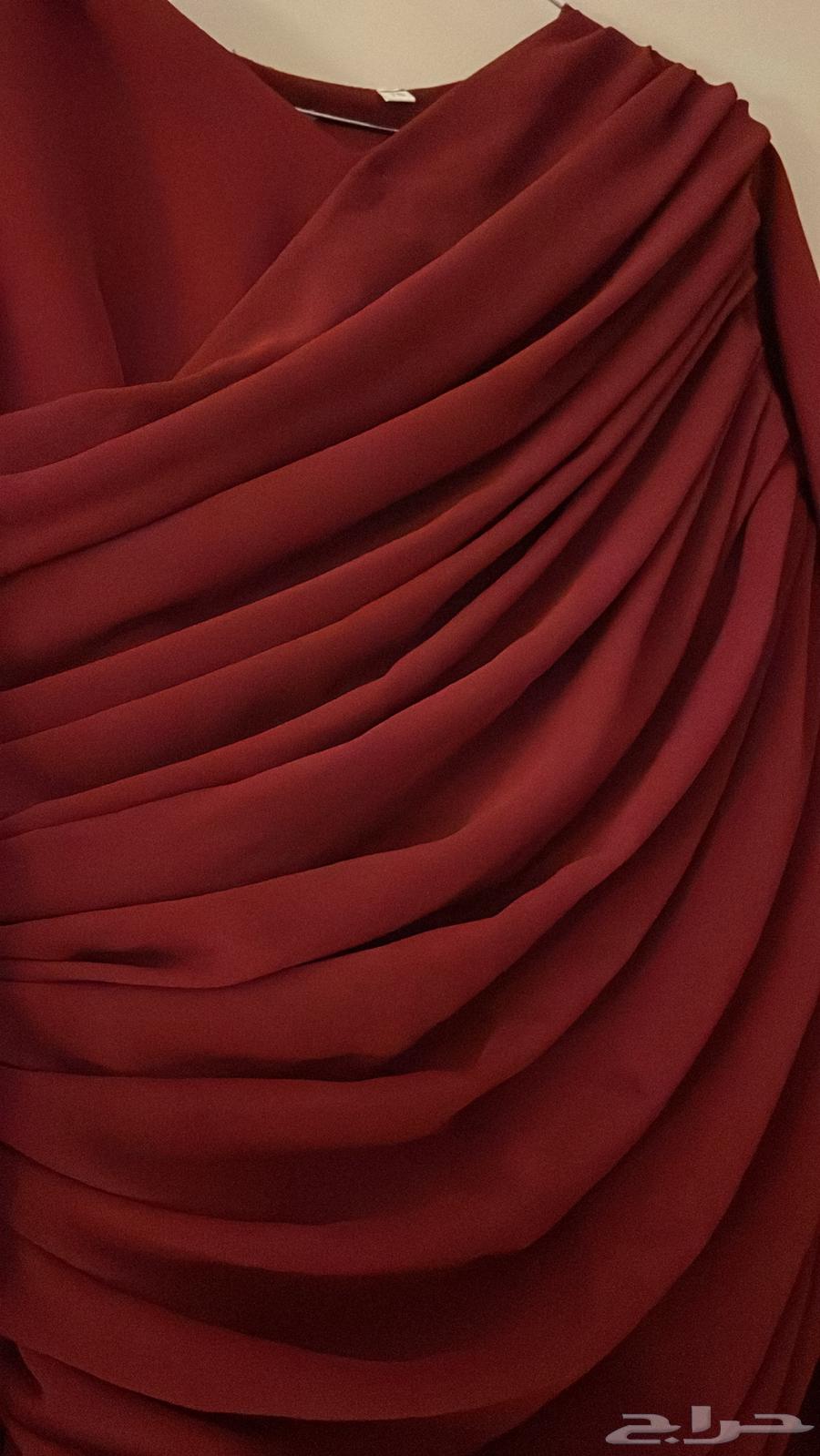 فستان احمر طويل جديد64197899285122110