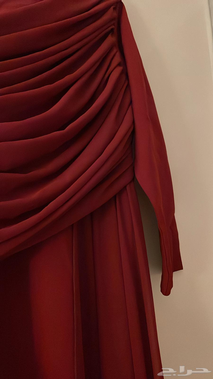 فستان احمر طويل جديد64197899285122113