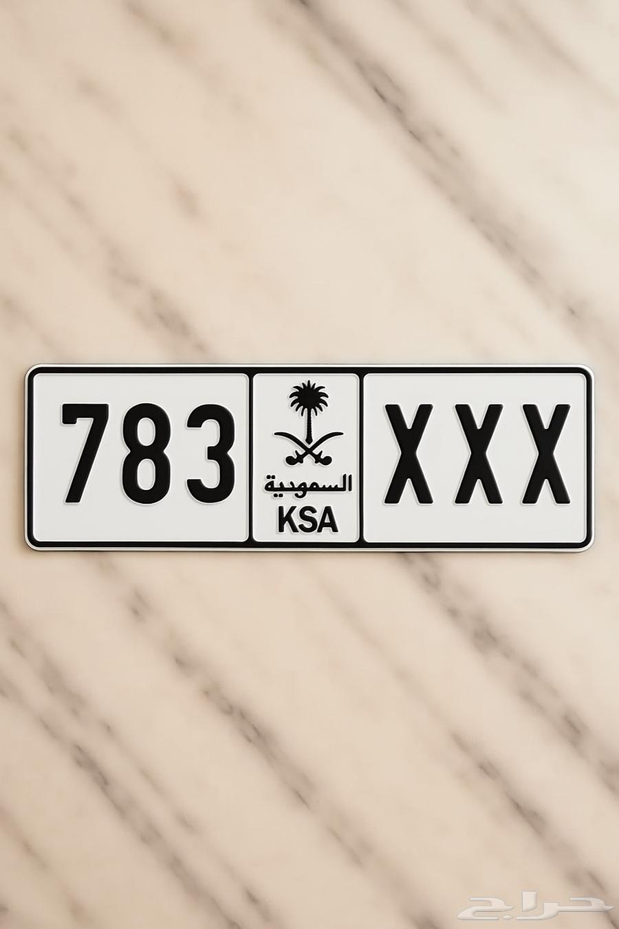 Triple Repeated Distinctive Plate X X X64396533866625110