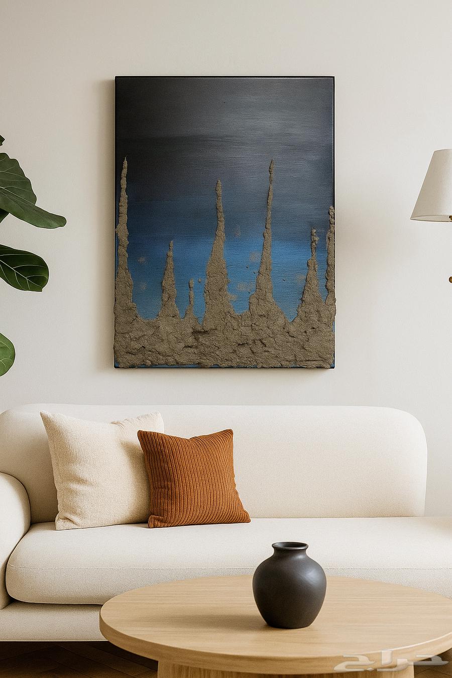 A distinctive painting on a 20x40 canvas64389391953666111