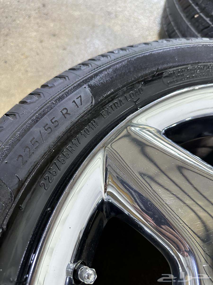 جنوط نيكل وكالة لكزس LS430 مع كفرات ميشلان64385859356033113