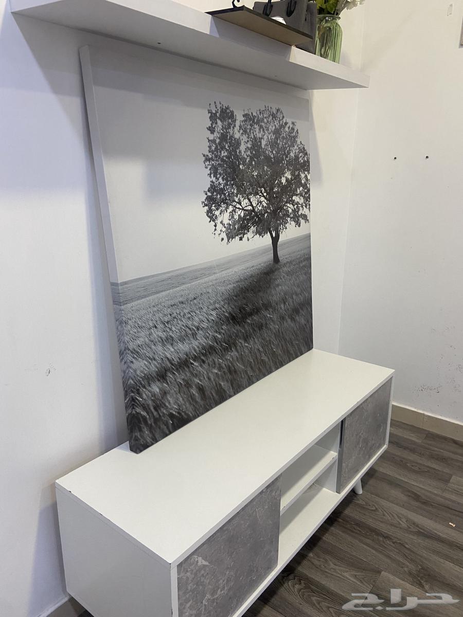 Dining table, large board, TV cabinet, and shelf64201189565571111