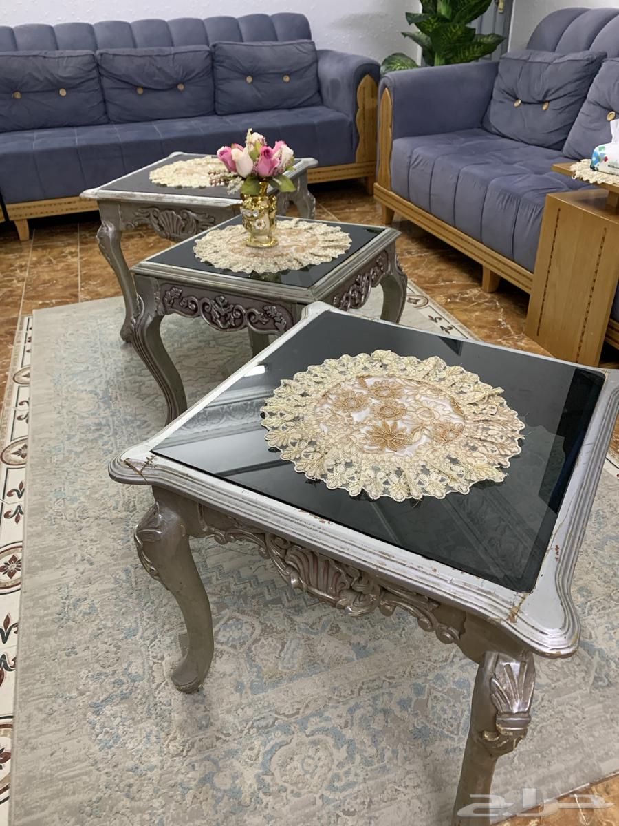 3 طاولات خشب64177911711233110
