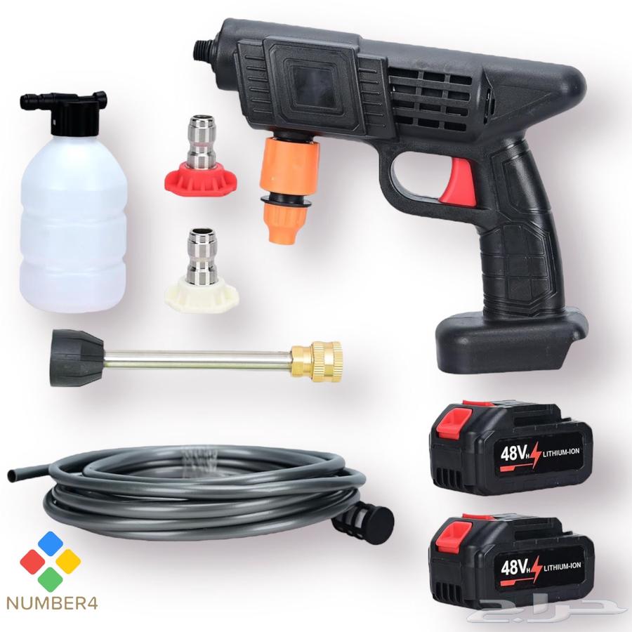 مضخه ماء لتنظيف السيارة مع بطارية احتياطية عالية الجودة64389391918721110