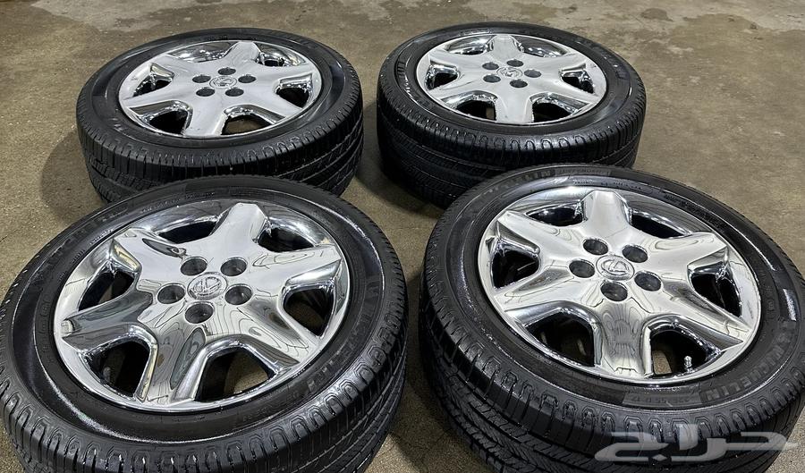 جنوط نيكل وكالة لكزس LS430 مع كفرات ميشلان64385859356033110