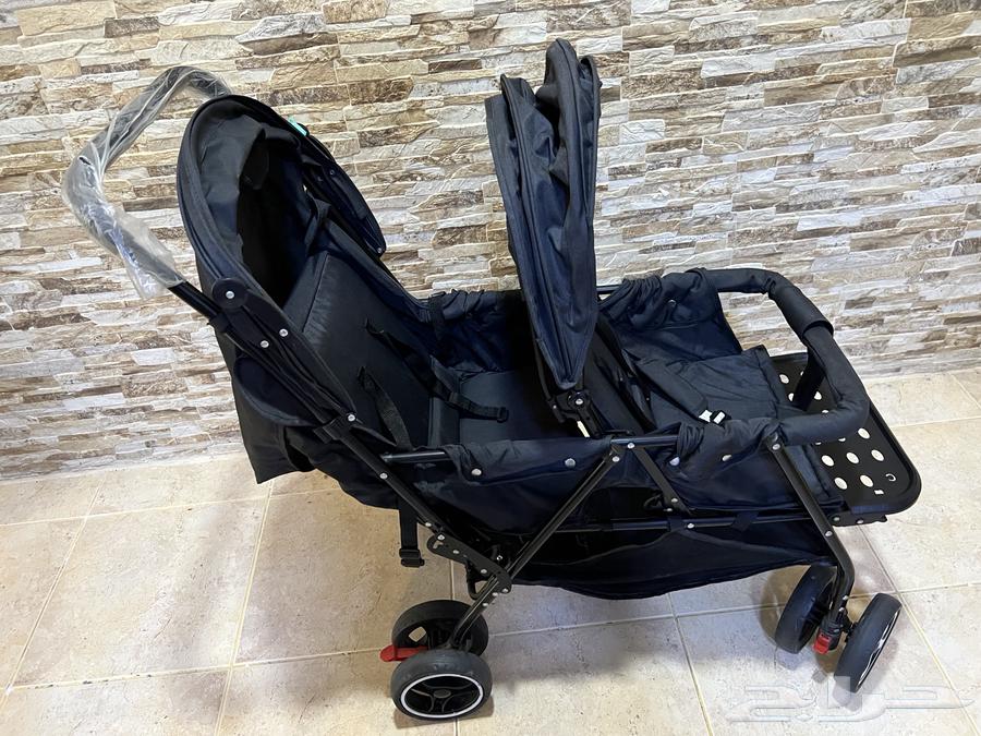 عربة اطفال توأم مزدوجه stroller MOON double twin seat64198126135299111