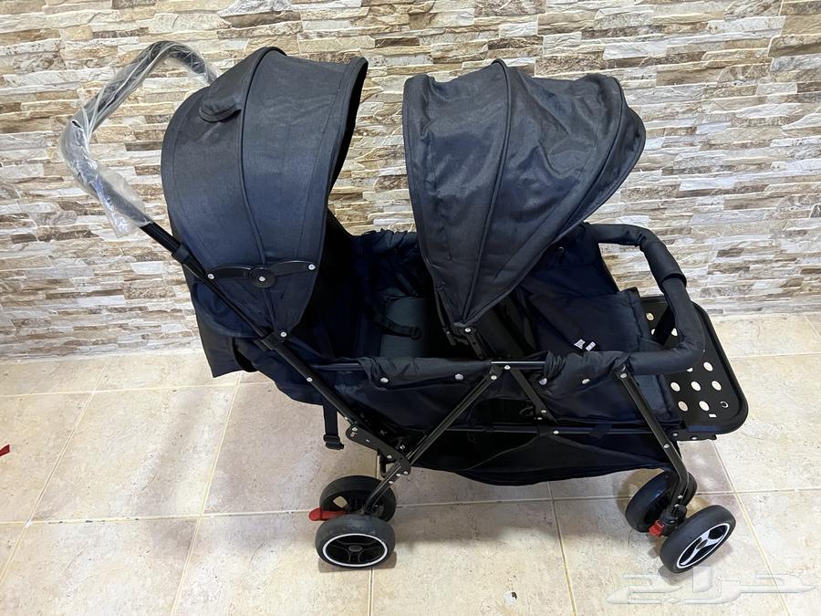 عربة اطفال توأم مزدوجه stroller MOON double twin seat64198126135299113