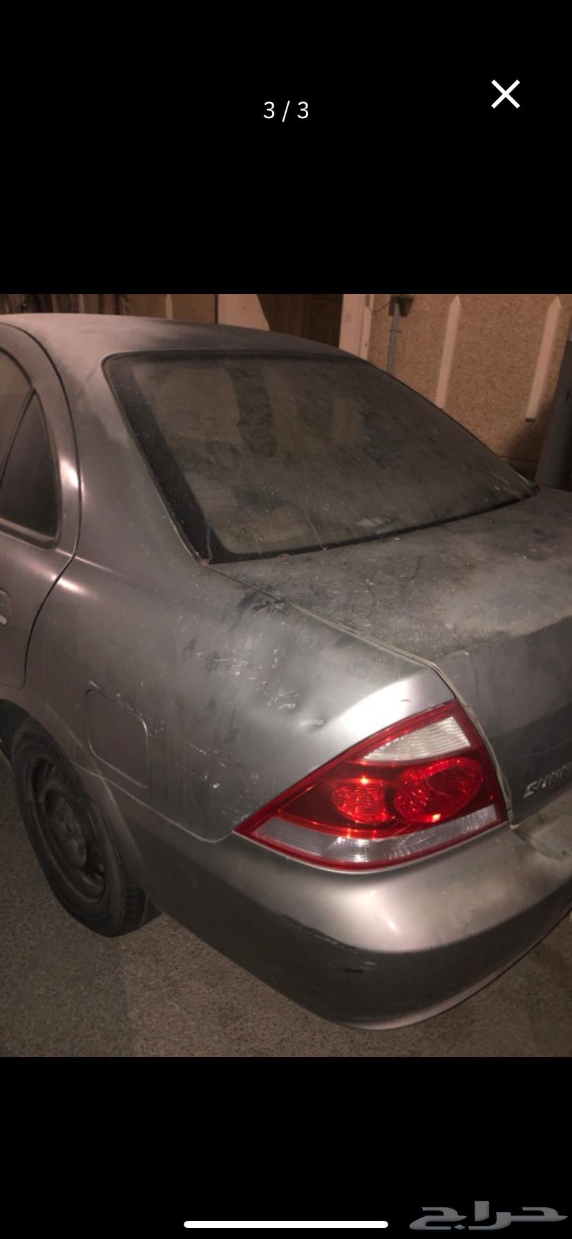 سيارة صني نيسان موديل 2008 للبيع اللون فضي64395074755331110