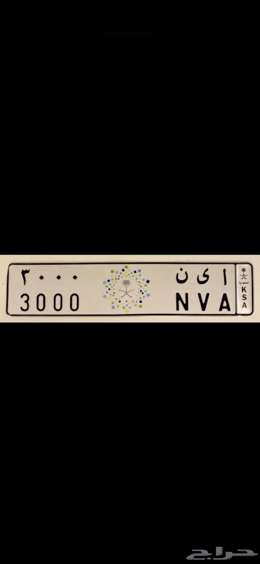 A distinctive plate .. A Y N 3000 ..64385411617155110