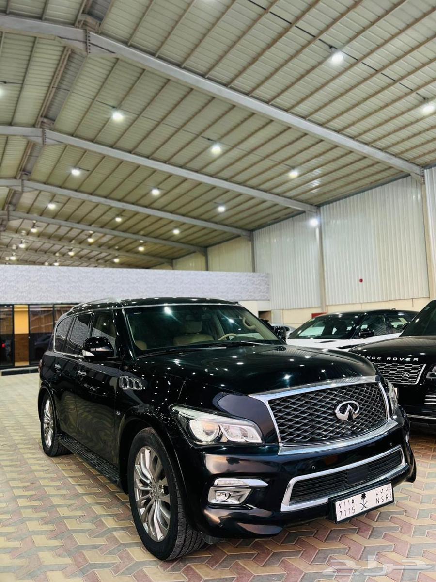 انفنتي -2016 -QX80 بحالة الوكاله بسعر 77 الف64395713930369111