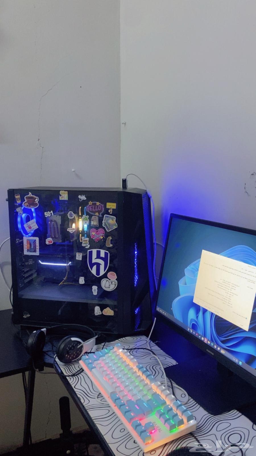 قيمنق بي سي مع طاوله و شاشه64212760080129110