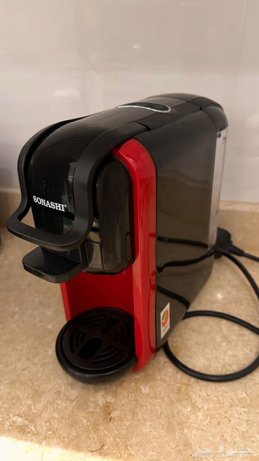 مكينة قهوة معاها ملعقتها استخدام قليل جدا شبه جديدة64224840503682111