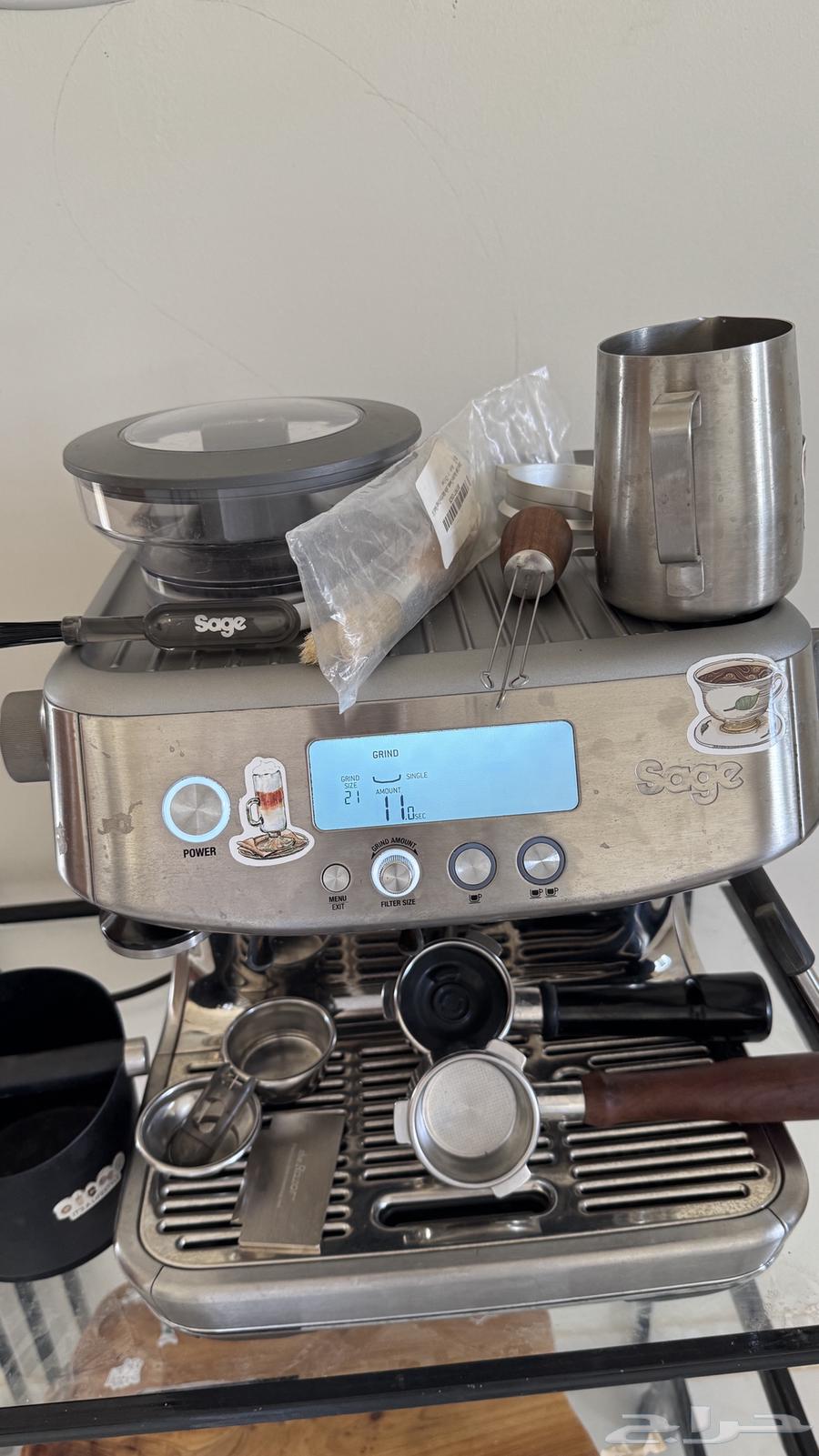 مكينة قهوه سيج باريستا برو64219014920962110