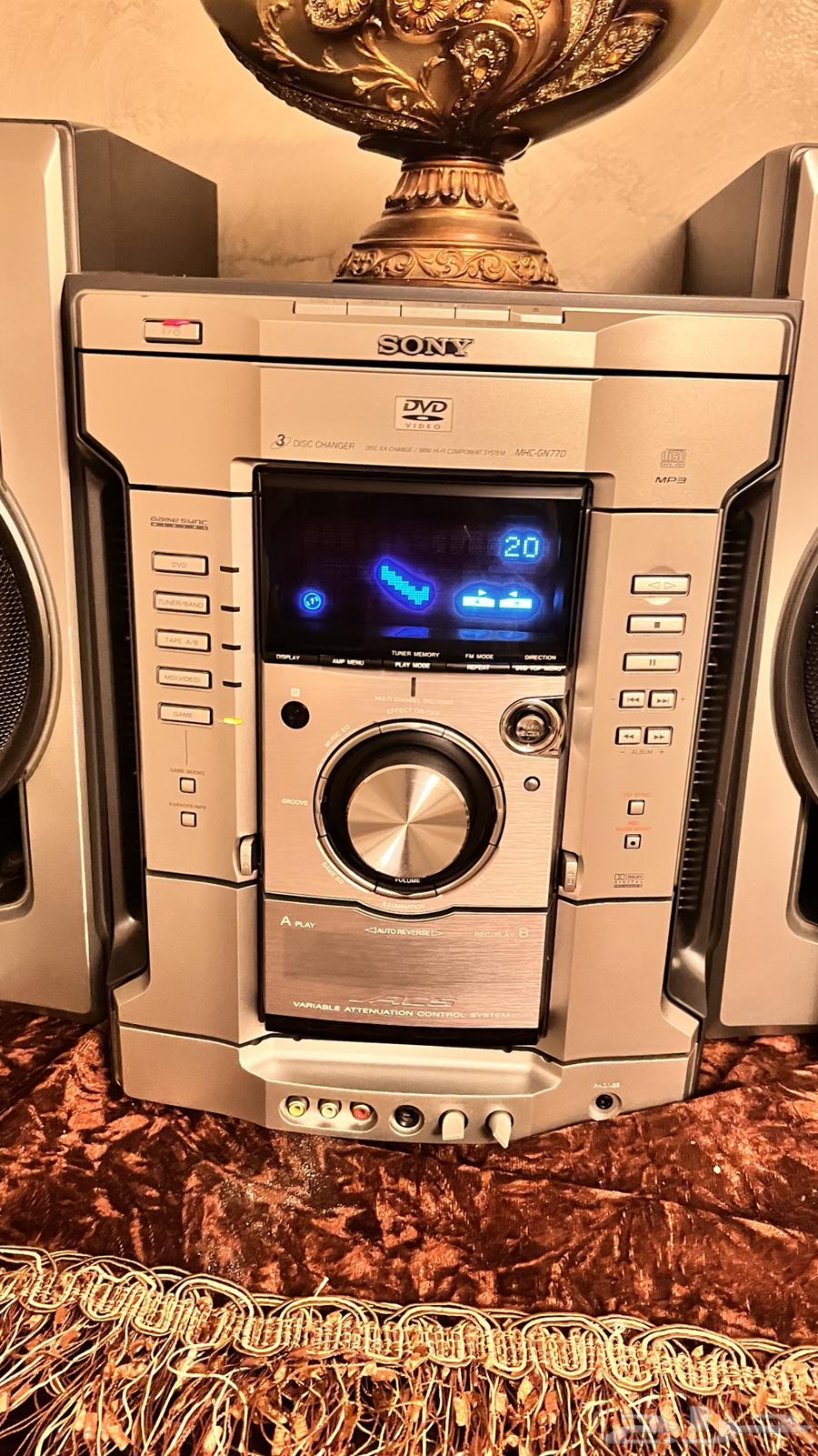 Sony Cassette and CD Player64397284025859111