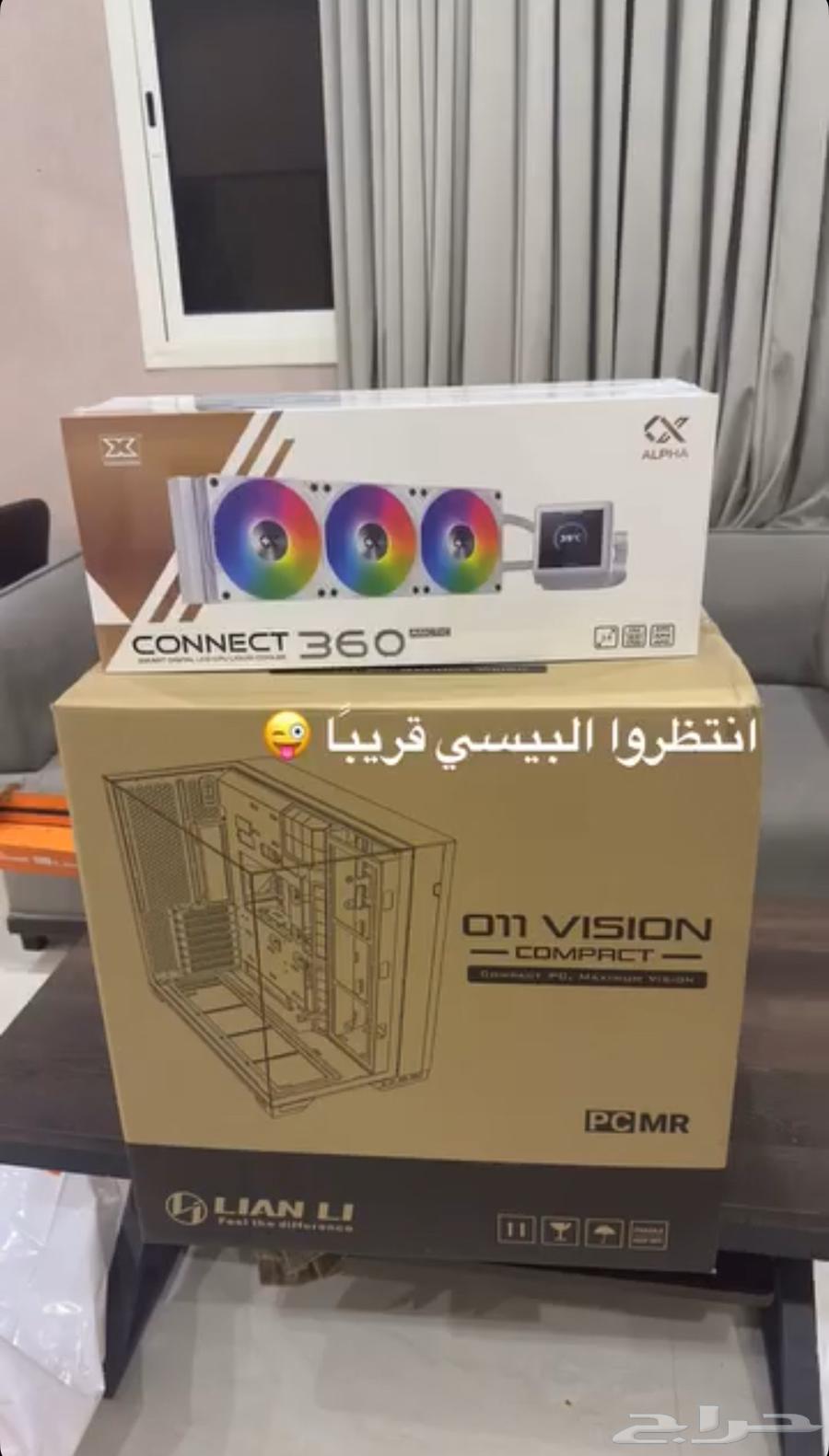 O11 Vision case and Xigmatek Connect 360 water cooler64227369654786110