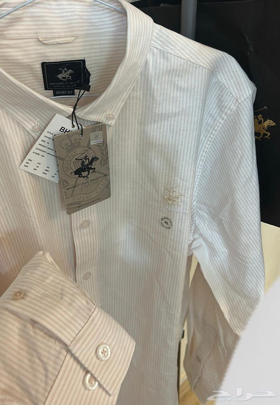 قميص بفرلي هيلز بولو كلوب جديد ما انلبس ابد64225360994819112