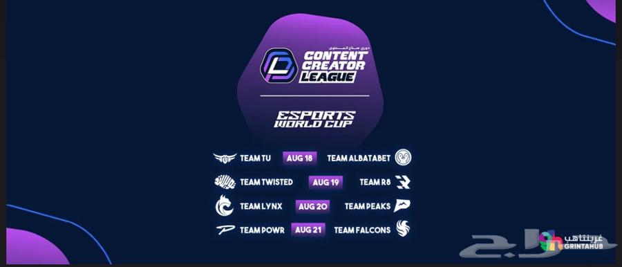 5 تذاكر مباراه دوري صناع المحتوى بيكس ضد لينكس64221486280706110