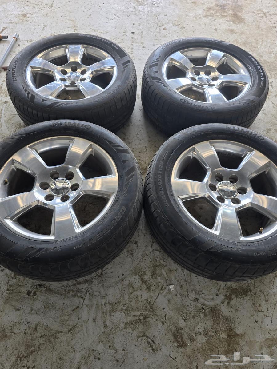 جنوط تاهو مقاس 20 مع الكفرات64397061210114113