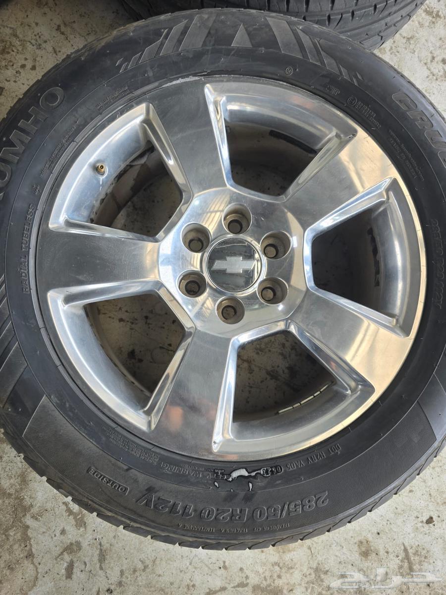 جنوط تاهو مقاس 20 مع الكفرات64397061210114114