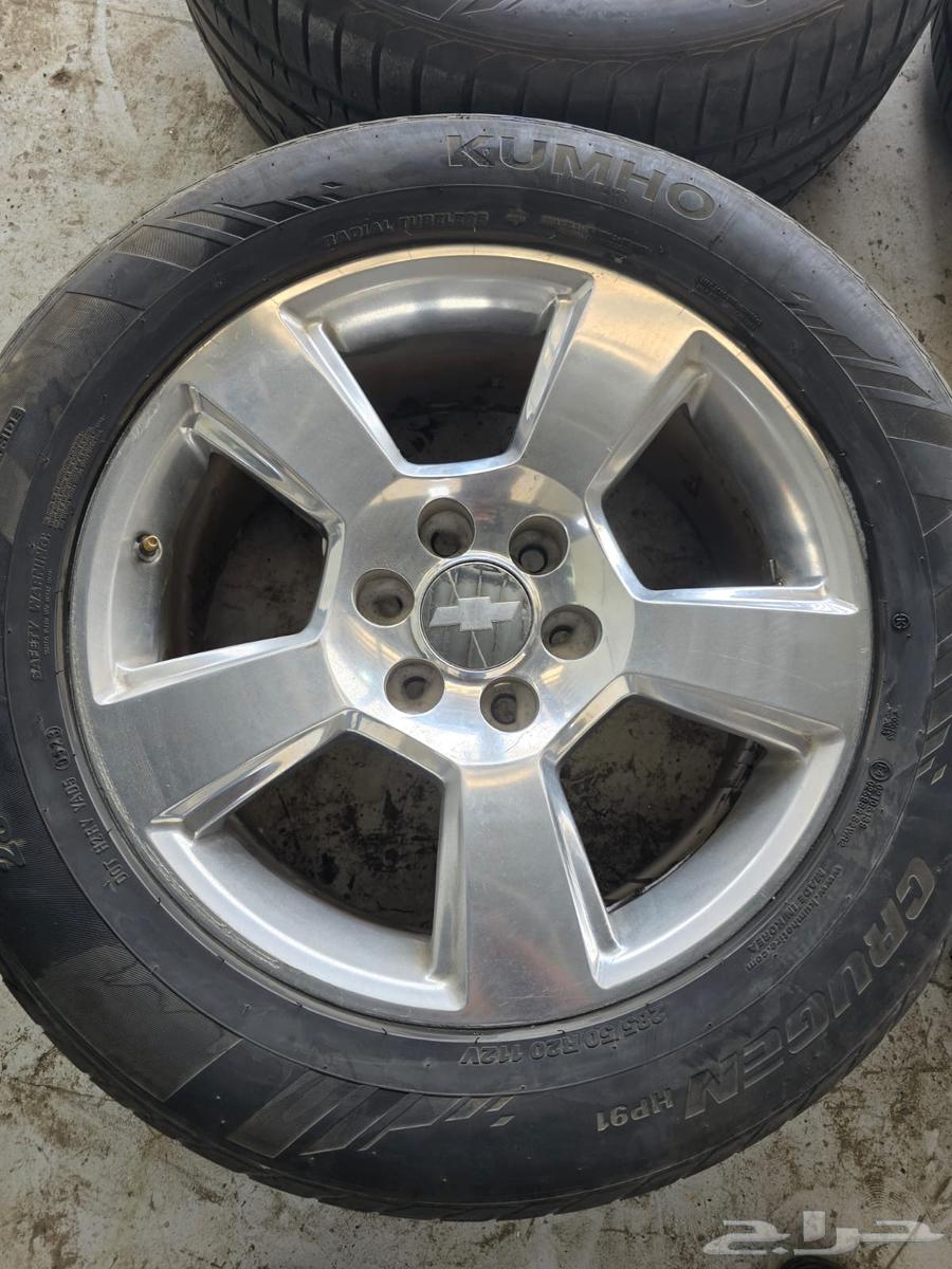 جنوط تاهو مقاس 20 مع الكفرات64397061210114110