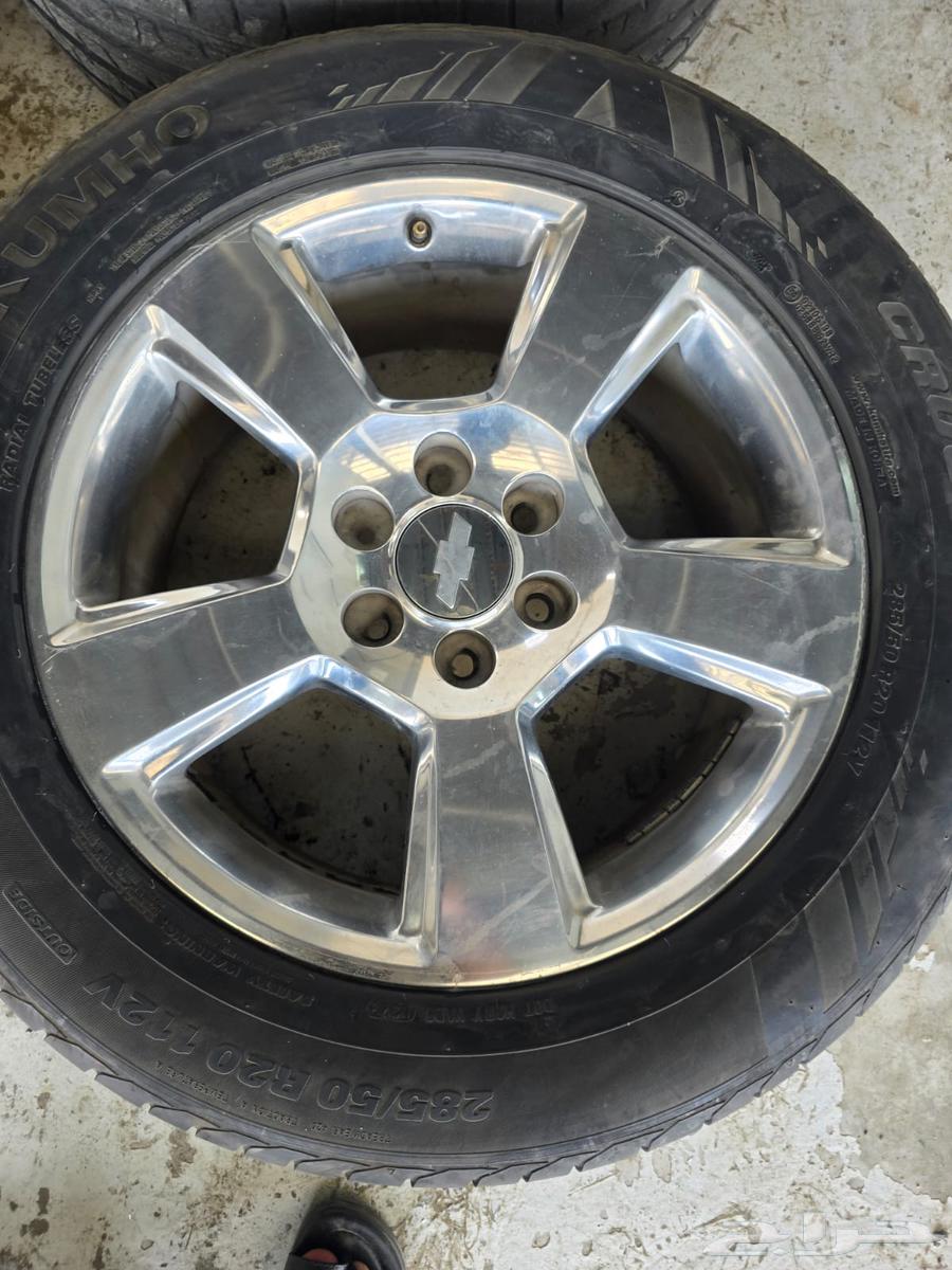 جنوط تاهو مقاس 20 مع الكفرات64397061210114112