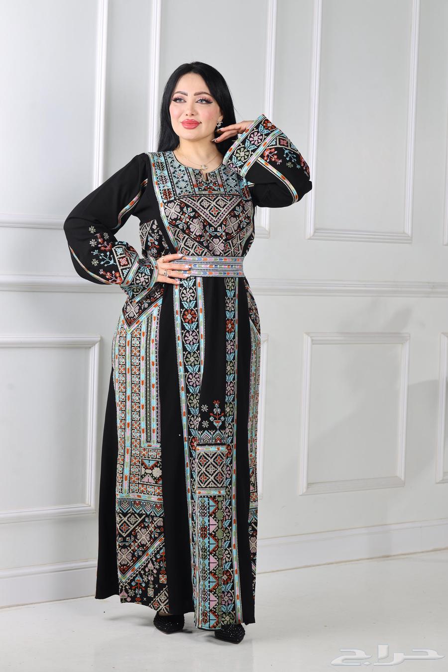 ثوب فلسطيني راقيه وفخمة بالبس. بسعر 180 ريال64229295552899111