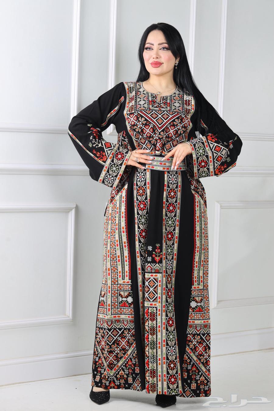 ثوب فلسطيني راقيه وفخمة بالبس. بسعر 180 ريال64229295552899110