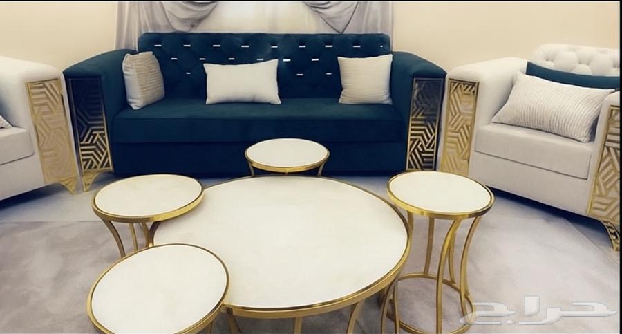 New 5-piece sofa set, fits 11 people, complete star-shaped sofa with tables and carpet63788736199937110
