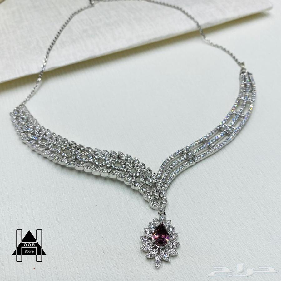 925 Italian silver set embedded with red ruby and zircon64206107021954112