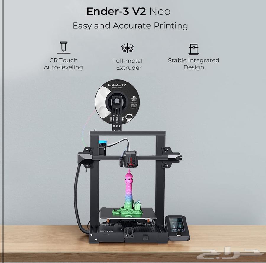 طابعة 3D ثلاثية الابعاد Ender 3 V2 Neo من Creality64215859469699111