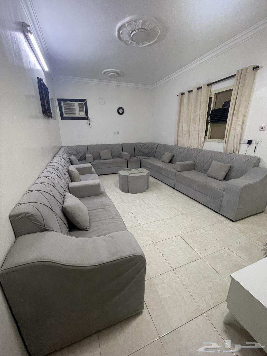 كنب 4 في 4 رصاصي نظيف للبيع مستعجل64229640247425110