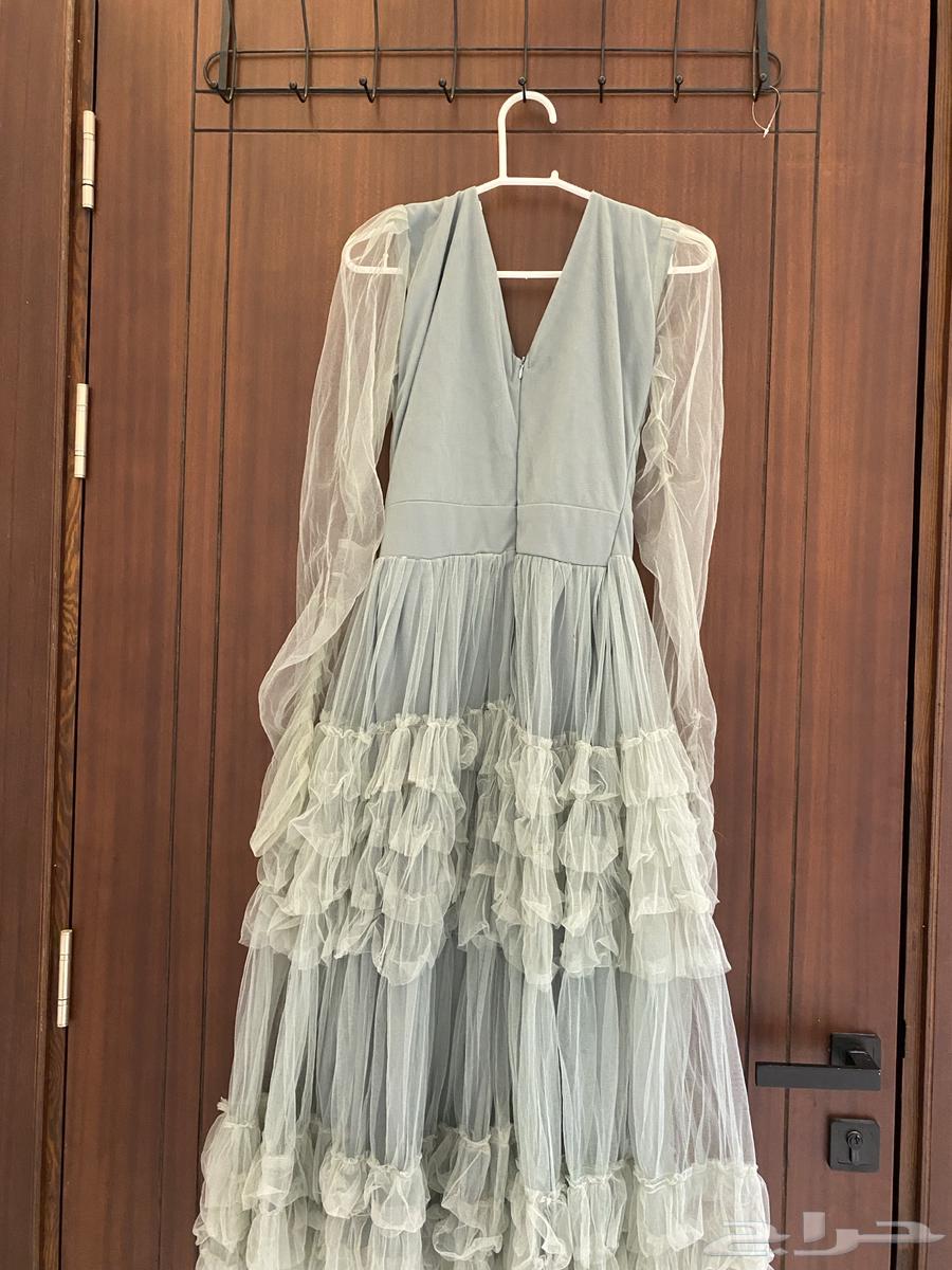 فستان نسائي   اللون تيفاني64222787403011114