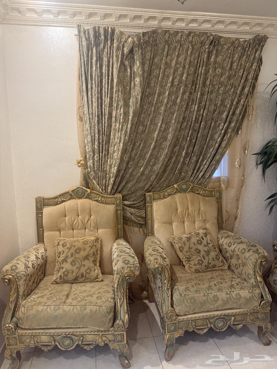 كنب ضيوف كامل مع الستاير والطاولة64225996753154110