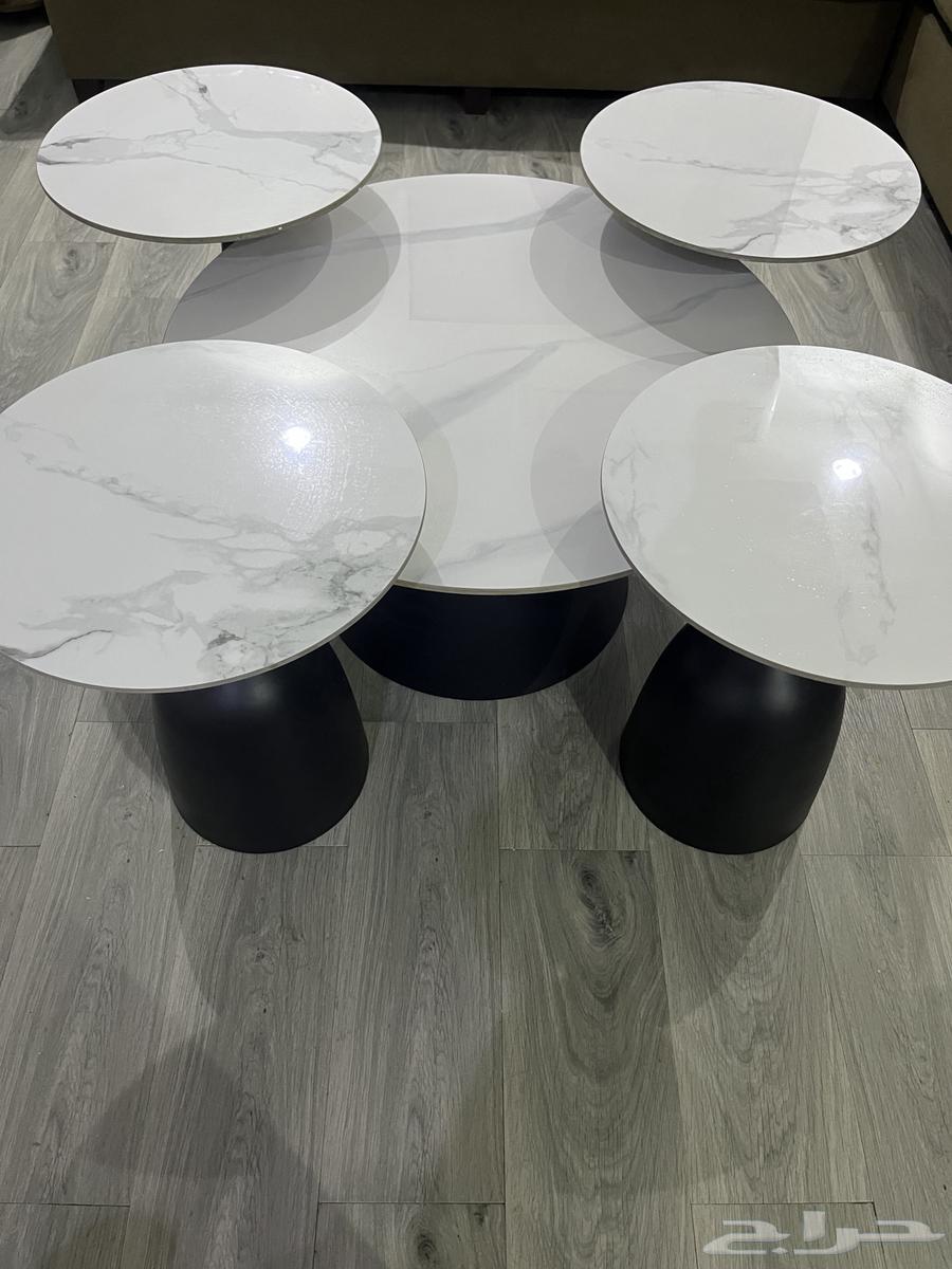 Large marble table with four sides64216118232578111