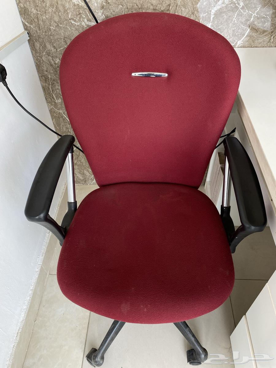 Office desk, two chairs, computer monitor, and surveillance cameras for sale64216345894017112