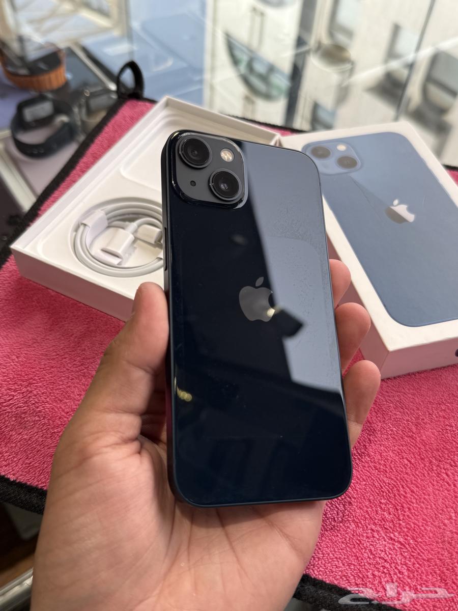 آيفون 13 عادي 128 قيقاء بطارية 92 مع كرتونه64219841609601111