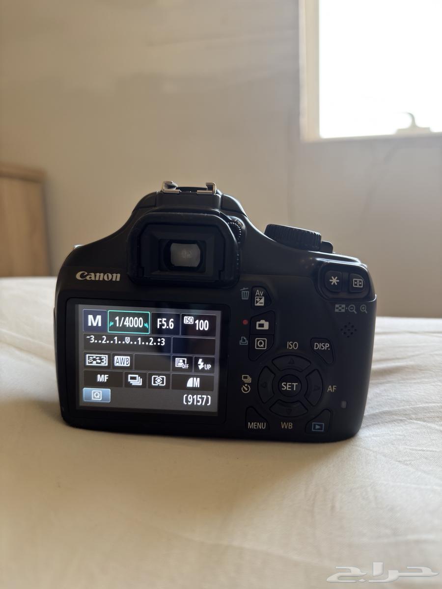 كاميرا كانون 1100D مع عدسة EFS 18-55 mm نظيفة جدا64212361052547110