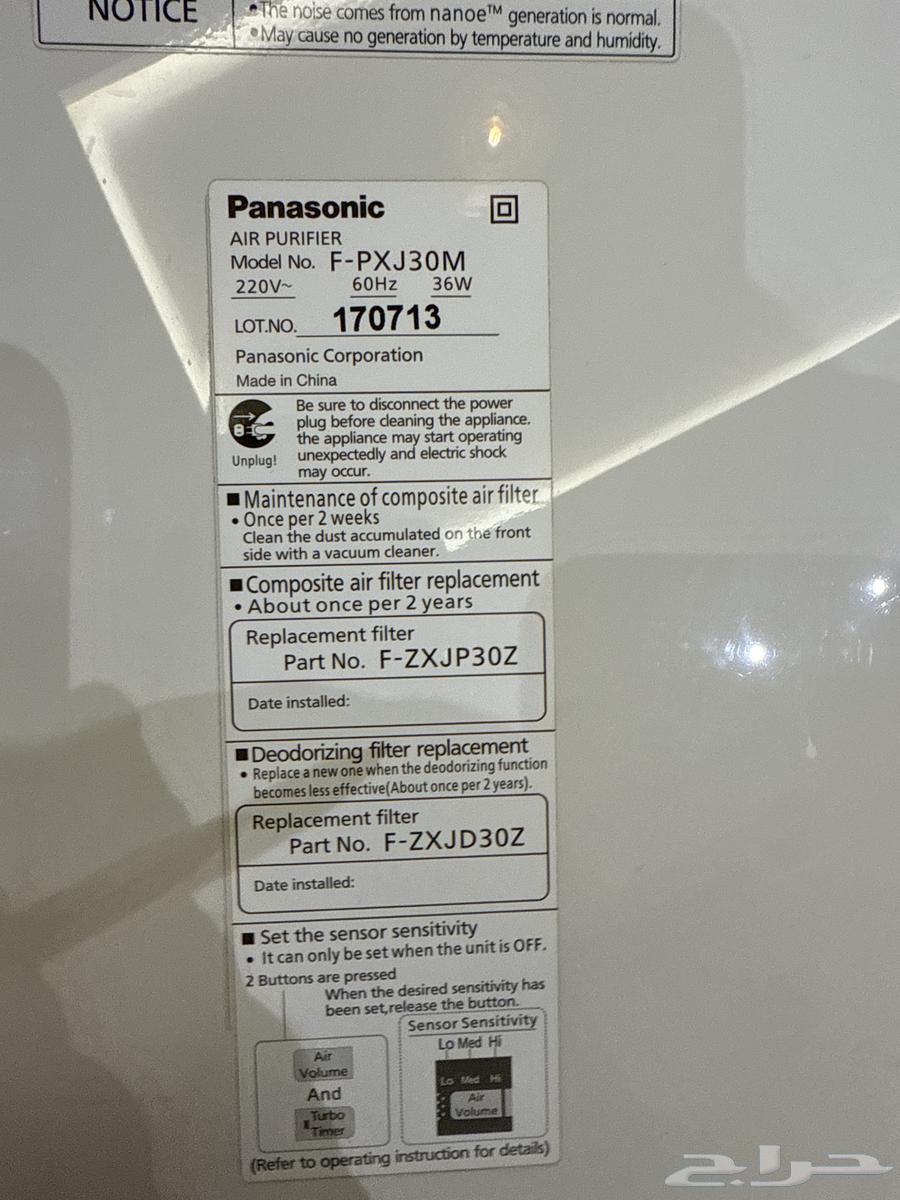 Panasonic filter64223828201475112