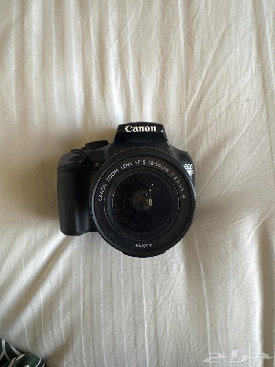 كاميرا كانون 1100D مع عدسة EFS 18-55 mm نظيفة جدا64212361052547114